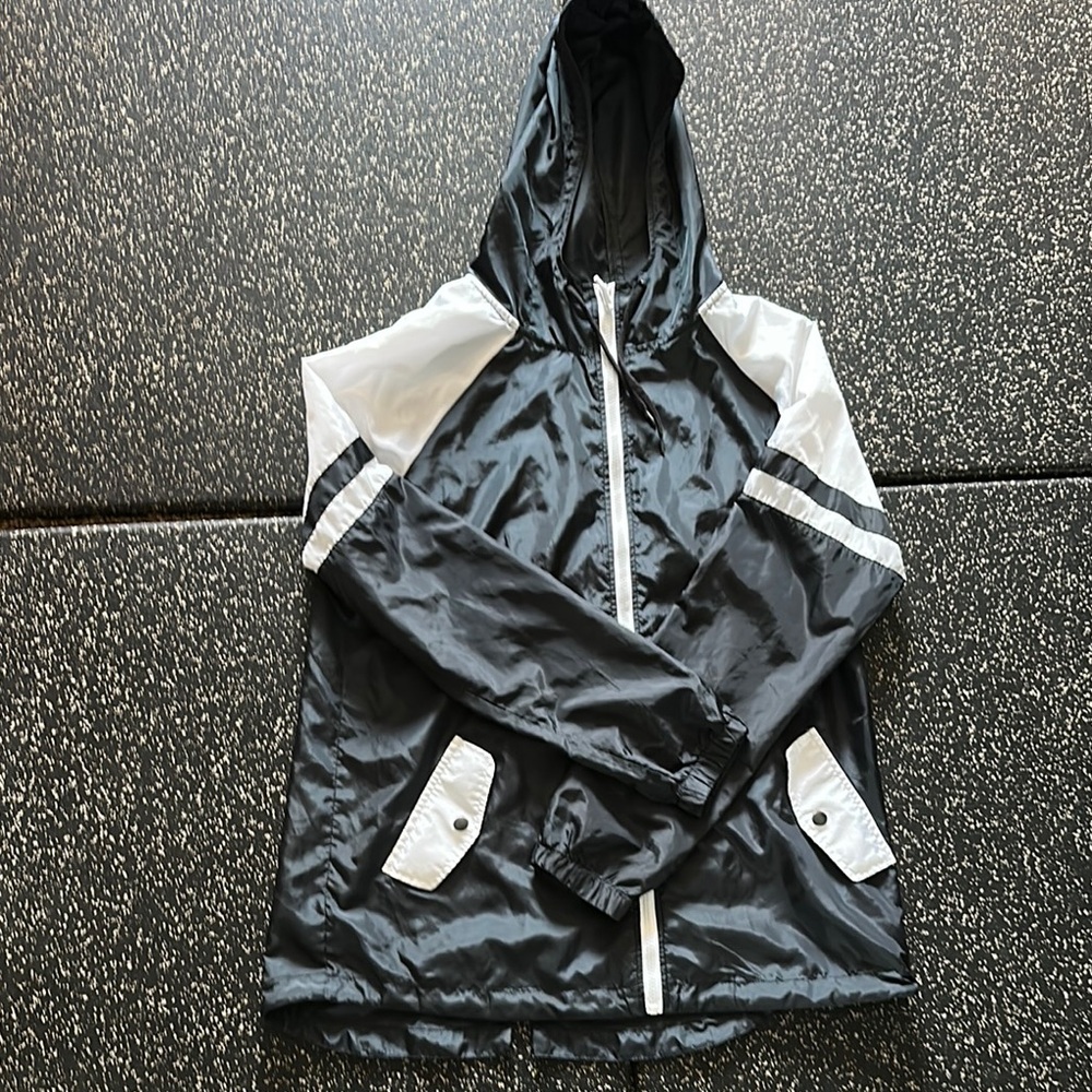 Zine Clothing Black Windbreaker